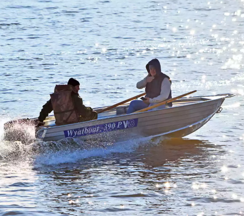 Алюминиевая лодка Wyatboat-390 P в Каспийске