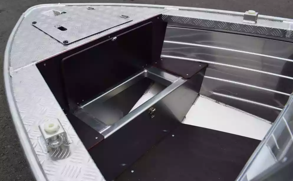 Алюминиевая лодка Wyatboat-390 DCM Увеличенный борт в Каспийске