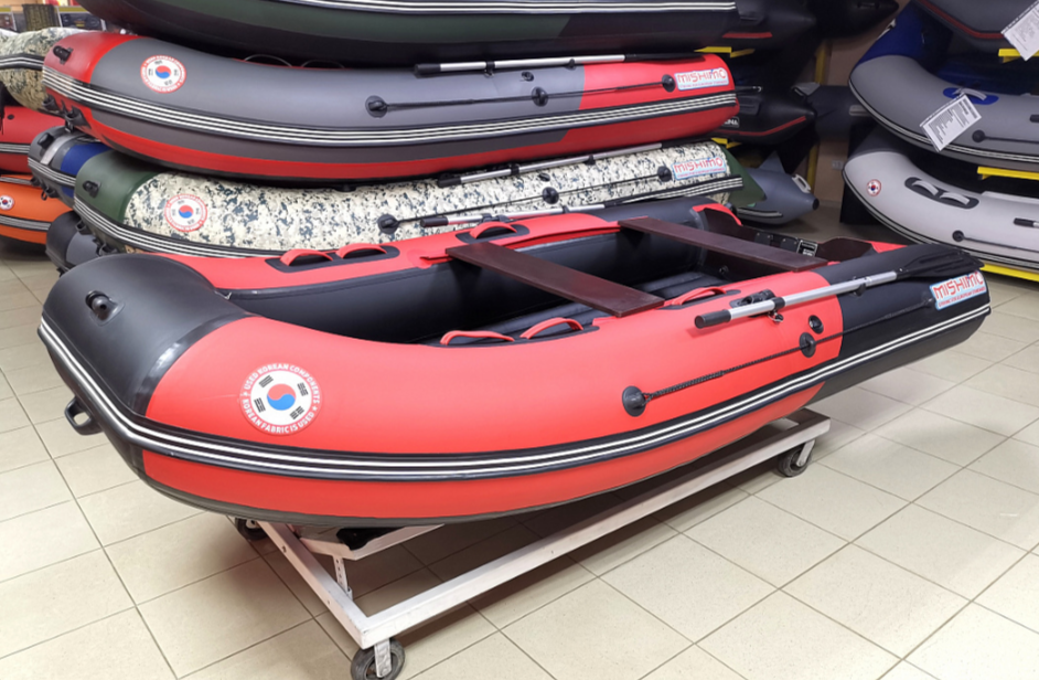 КОМПЛЕКТ Лодка MISHIMO PRO 350 + ЛОДОЧНЫЙ МОТОР MARLIN MP 9.9 (20) AMHS PRO в Каспийске