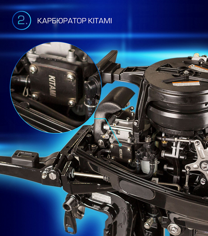 Лодочный мотор MARLIN PROLINE MP 9.9(20) AMHL FORCE в Каспийске