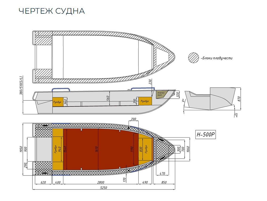 Алюминиевая лодка Неман-500 P в Каспийске