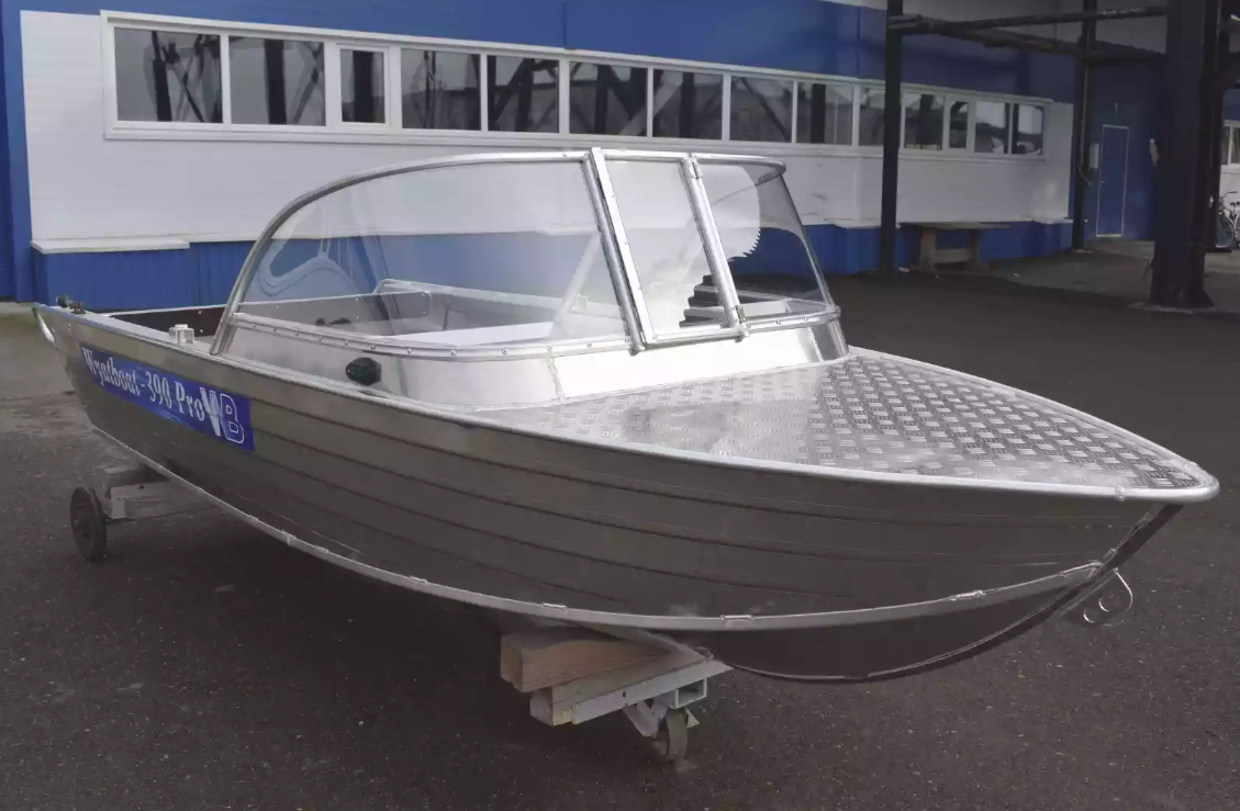 Алюминиевая лодка Wyatboat-390 Pro в Каспийске