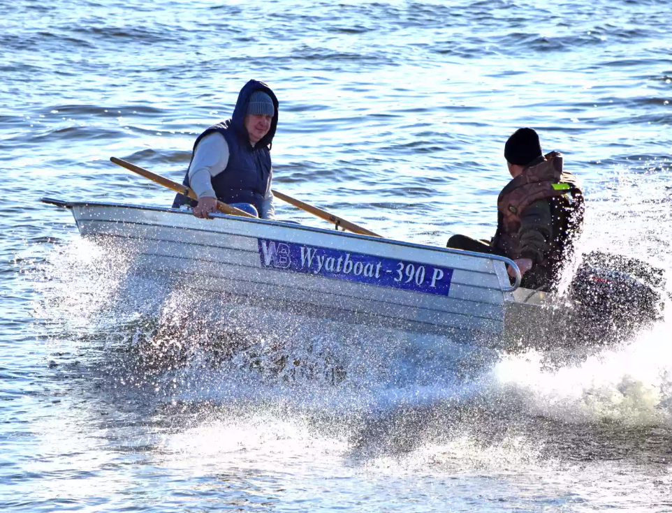 Алюминиевая лодка Wyatboat-390 P в Каспийске