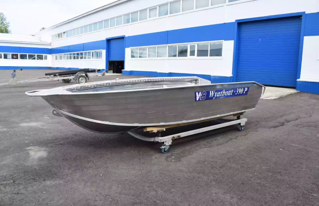 Алюминиевая лодка Wyatboat-390Р Увеличенный борт в Каспийске