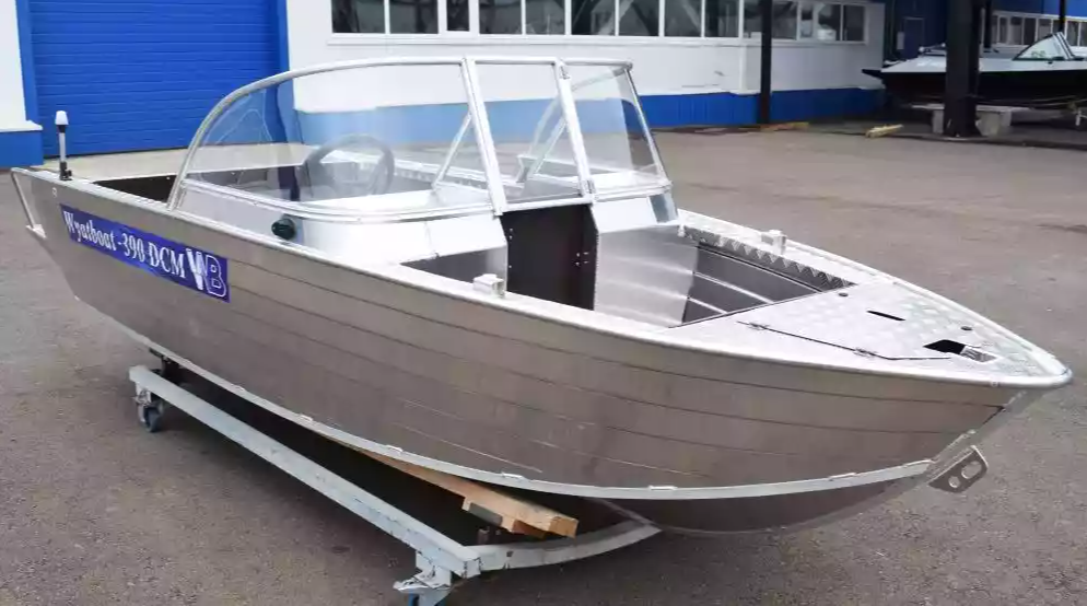 Алюминиевая лодка Wyatboat-390 DCM Увеличенный борт в Каспийске