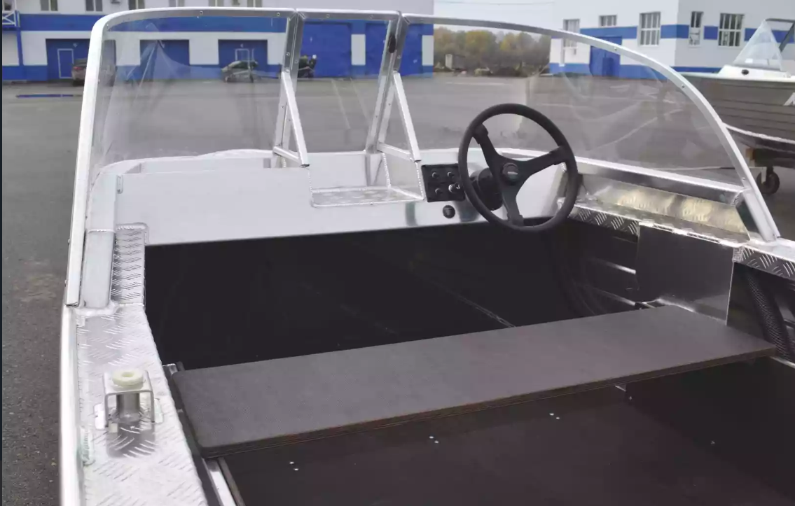 Алюминиевая лодка Wyatboat-390 Pro в Каспийске