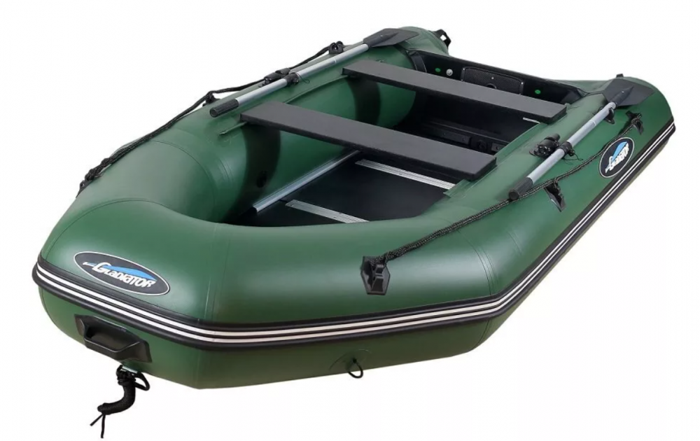 МОТОРНО-ГРЕБНАЯ ЛОДКА ПВХ GLADIATOR A 320 ТК С ФАНЕРНЫМ ПОЛОМ в Каспийске