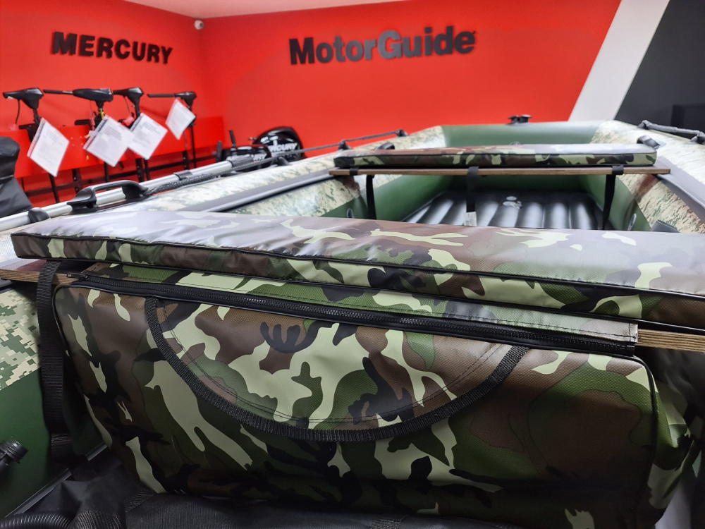 КОМПЛЕКТ МЯГКИХ НАКЛАДОК С СУМКОЙ ДЛЯ ЛОДОК 105Х20 КАМУФЛЯЖ в Каспийске