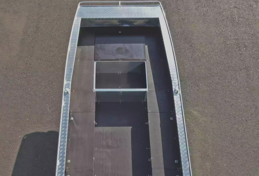 Алюминиевая лодка Wyatboat-490 Jonboat в Каспийске