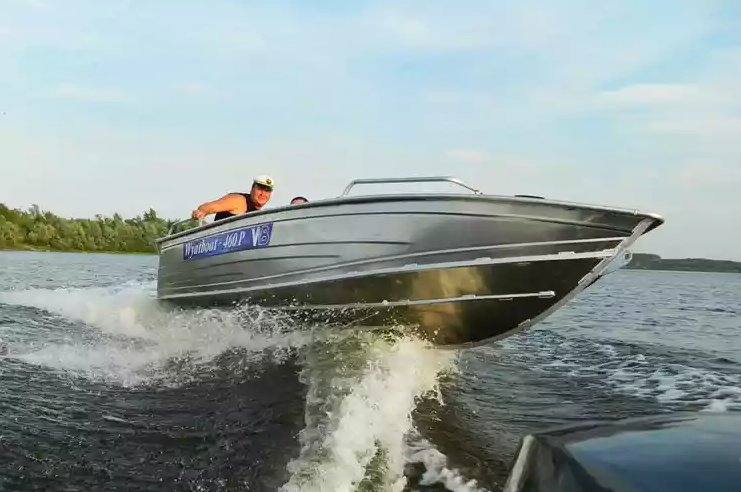 Алюминиевая лодка Wyatboat-460 P в Каспийске