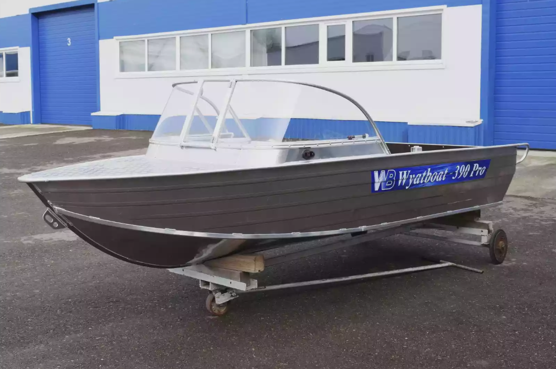 Алюминиевая лодка Wyatboat-390 Pro в Каспийске