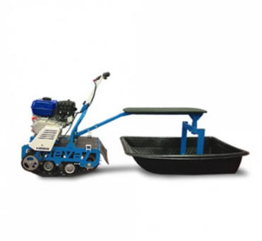 Мотобуксировщик НЕВА МС-1К с санями и сиденьем в Каспийске