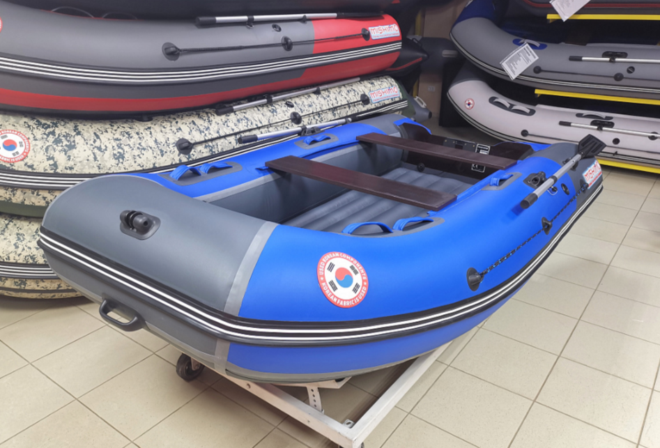 КОМПЛЕКТ Лодка MISHIMO PRO 350 + ЛОДОЧНЫЙ МОТОР MARLIN MP 9.9 (20) AMHS PRO в Каспийске