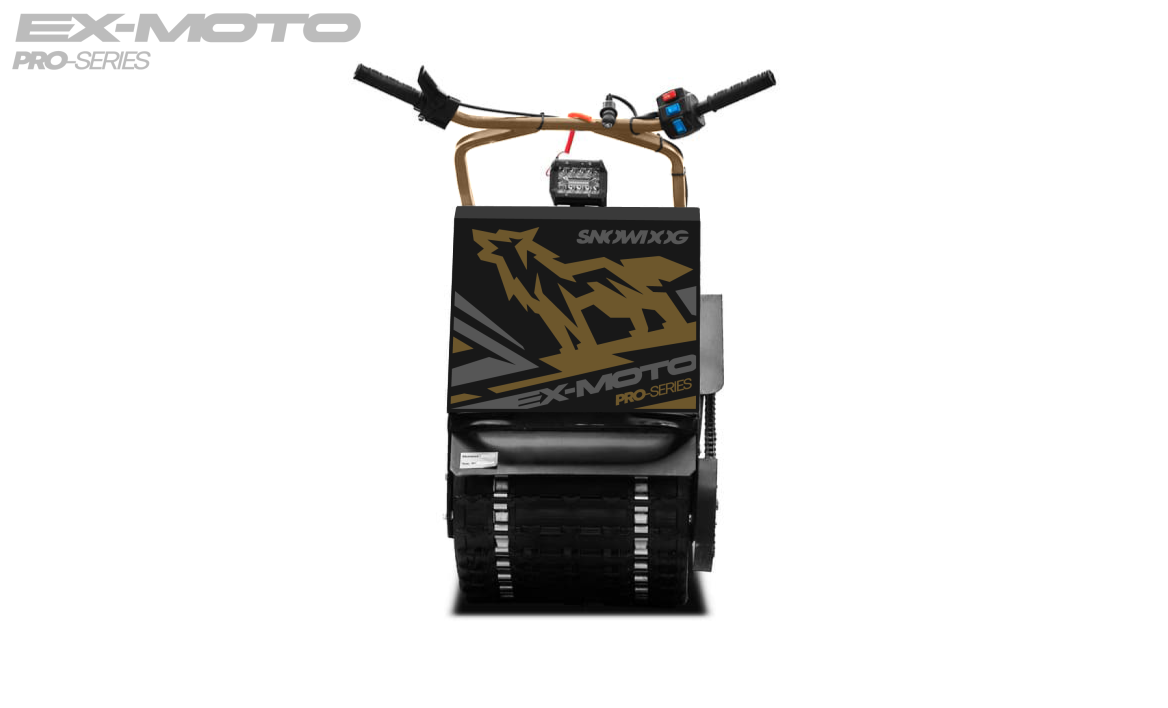 Мотобуксировщик EX-MOTO SNOWDOG S380 8л.с. в Каспийске