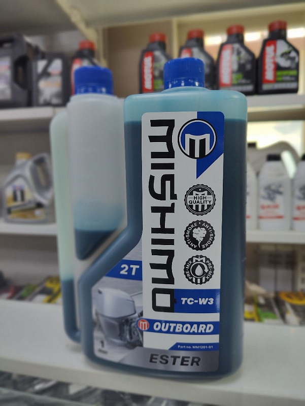 Масло MISHIMO 2T OUTBOARD (ESTER) полусинтетика 1 л в Каспийске