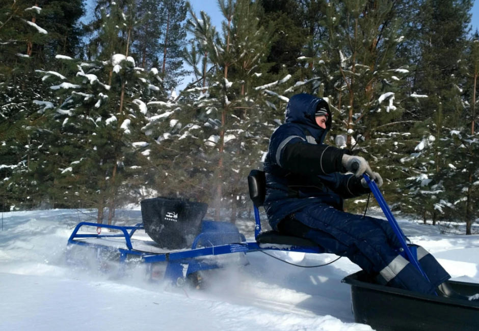 Мотобуксировщик толкач Альбатрос-XL8 с модулем. Без фары, склизы в Каспийске