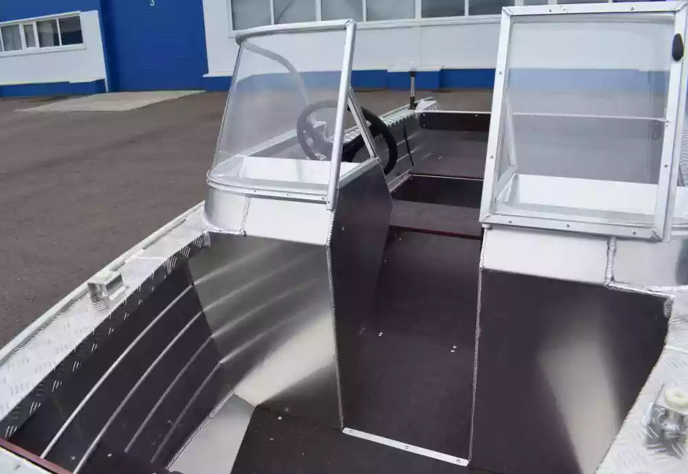 Алюминиевая лодка Wyatboat-390 DCM Увеличенный борт в Каспийске