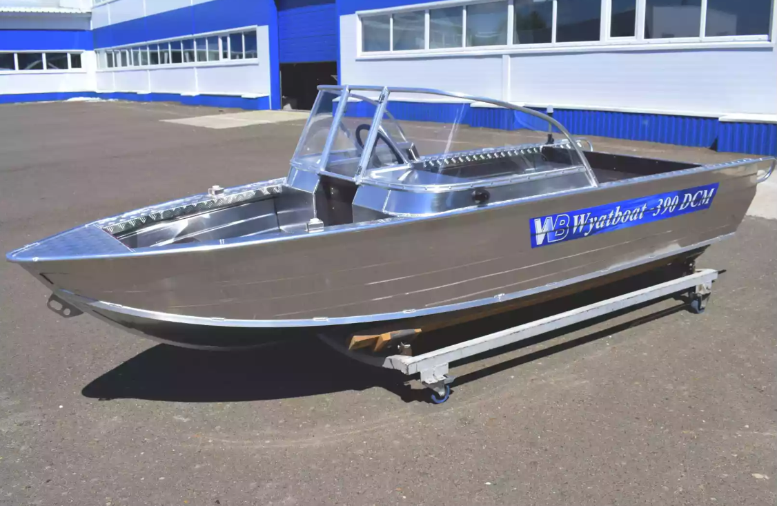Алюминиевая лодка Wyatboat-390 DCM в Каспийске