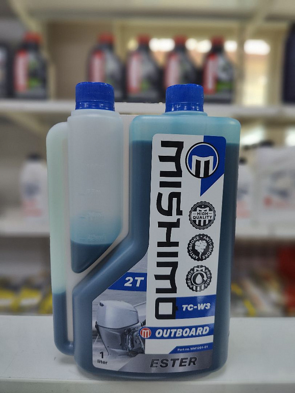Масло MISHIMO 2T OUTBOARD (ESTER) полусинтетика 1 л в Каспийске