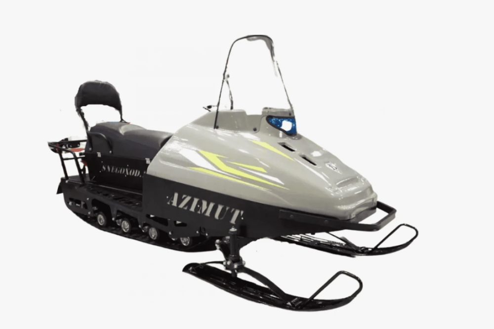 Миниснегоход Бурлак Азимут 20 л.с. , эл.запуск, реверс, тормоз гидравл, капот серый в Каспийске