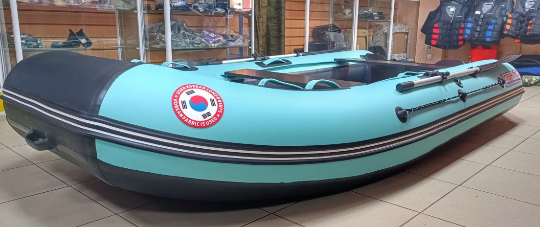 КОМПЛЕКТ ЛОДКА MISHIMO LITE 315 + МОТОР 5л.с в Каспийске