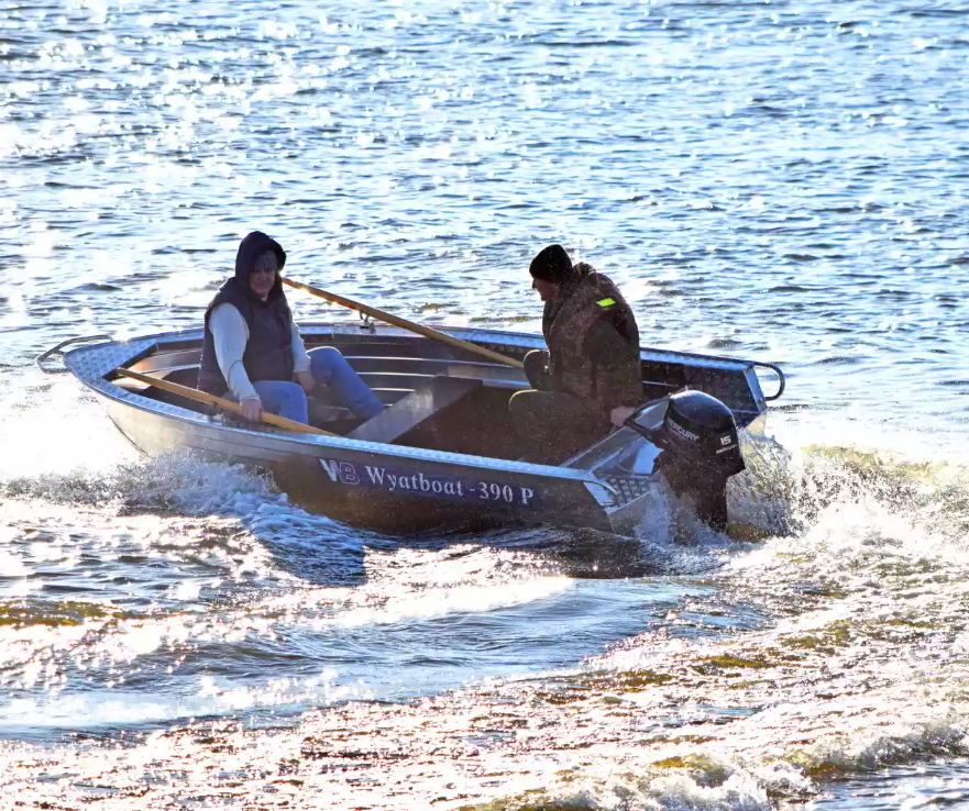 Алюминиевая лодка Wyatboat-390 P в Каспийске