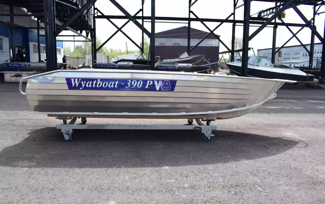 Алюминиевая лодка Wyatboat-390Р Увеличенный борт в Каспийске