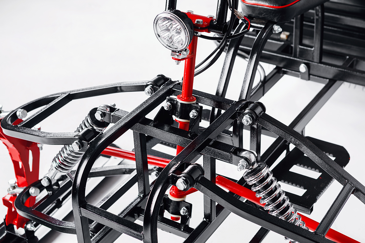 Лыжный модуль IKUDZO с подогревом ручек пластиковые лыжи в Каспийске