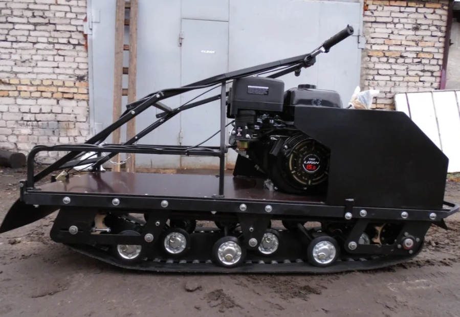 Мотобуксировщик AhtaR Зима 9 л/с с вариатором в Каспийске