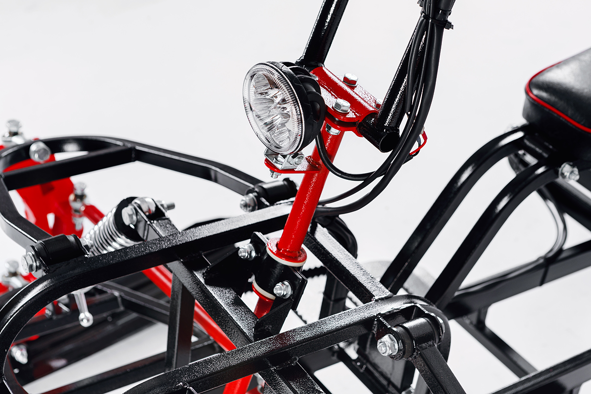 Лыжный модуль IKUDZO с подогревом ручек пластиковые лыжи в Каспийске