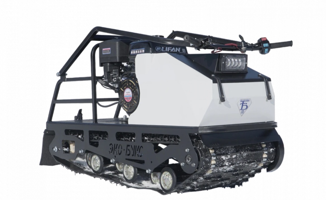 Мотобуксировщик ЭКО-букс V.2 15 л.с. (катковая подвеска, передний привод, длина 1450 мм) в Каспийске