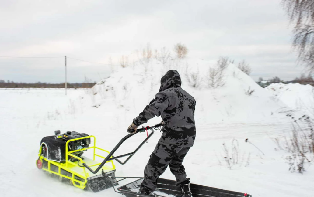 Мотобуксировщик Бурлак ХОЗЯИН-1 (капот металл) в Каспийске