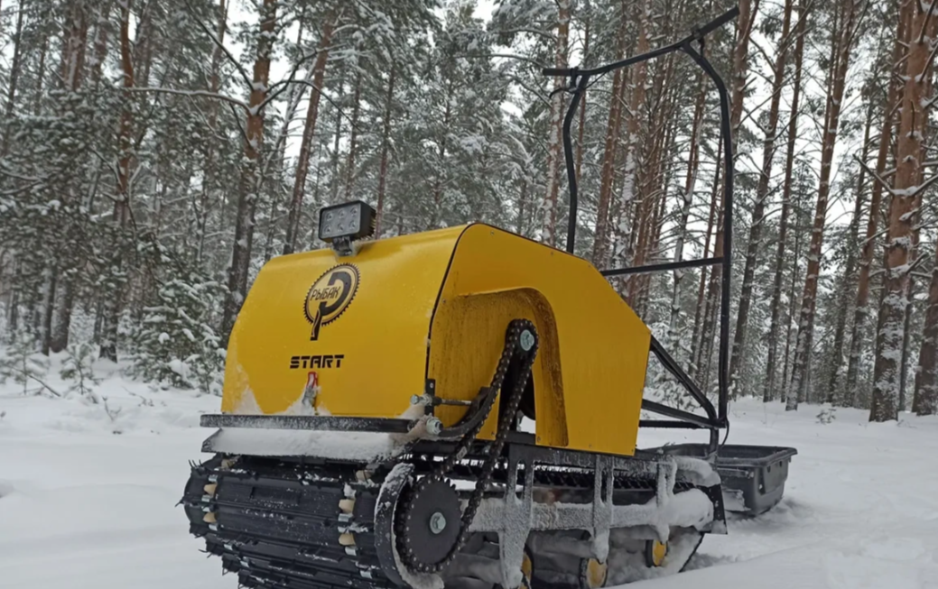 Мотобуксировщик РЫБАК СТАРТ Lifan 15 л.с. (металлический капот) в Каспийске