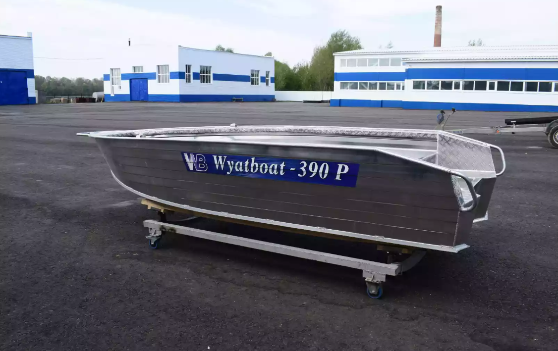Алюминиевая лодка Wyatboat-390Р Увеличенный борт в Каспийске