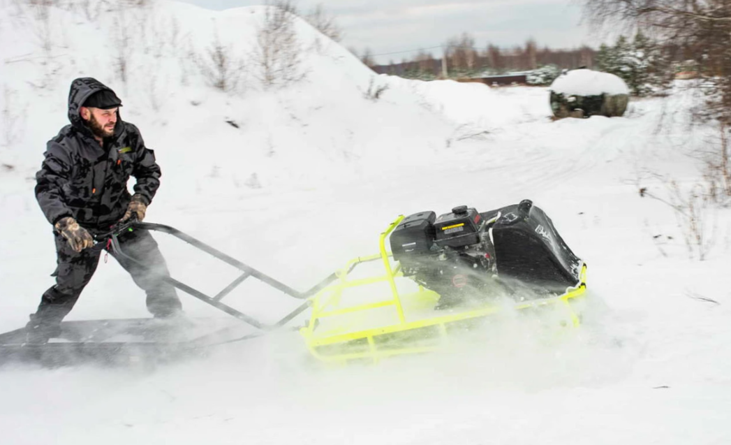 Мотобуксировщик Бурлак ХОЗЯИН-1 (капот металл) в Каспийске