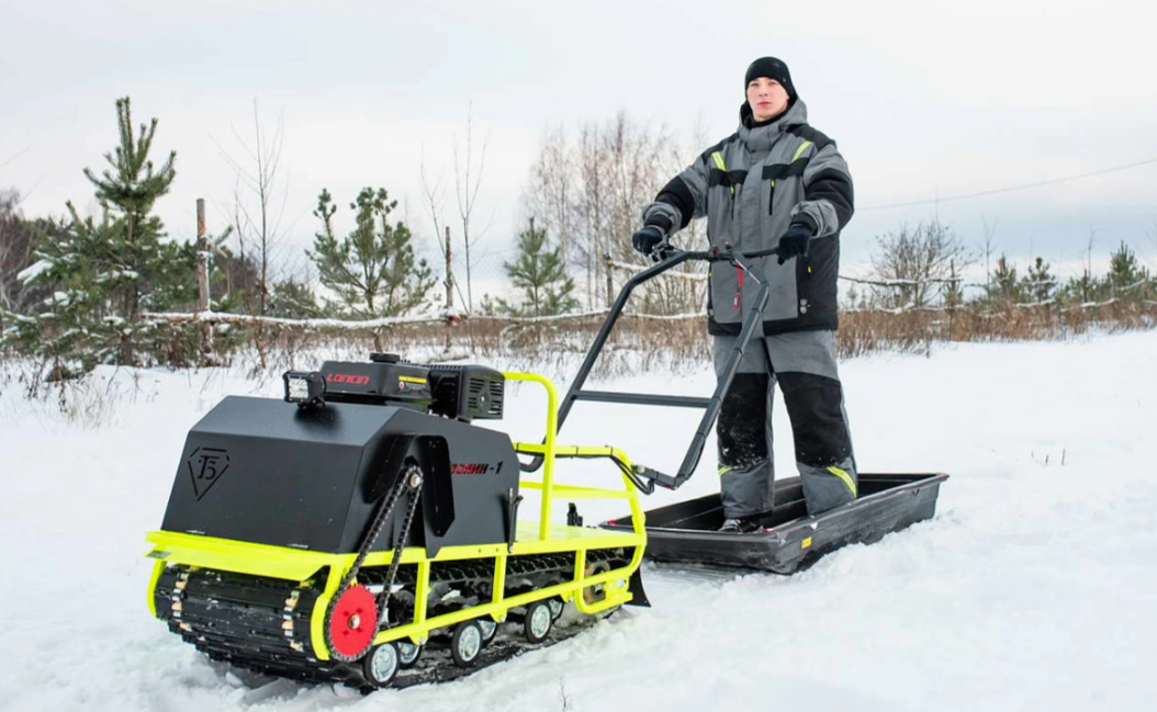 Мотобуксировщик Бурлак ХОЗЯИН-1 (капот металл) в Каспийске