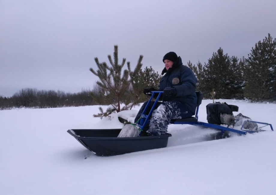 Мотобуксировщик толкач Альбатрос-XL8 с модулем. Без фары, склизы в Каспийске