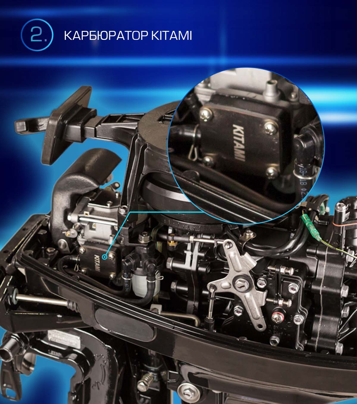 Лодочный мотор MARLIN PROLINE MP 9.9 (20) AWRS FORCE в Каспийске