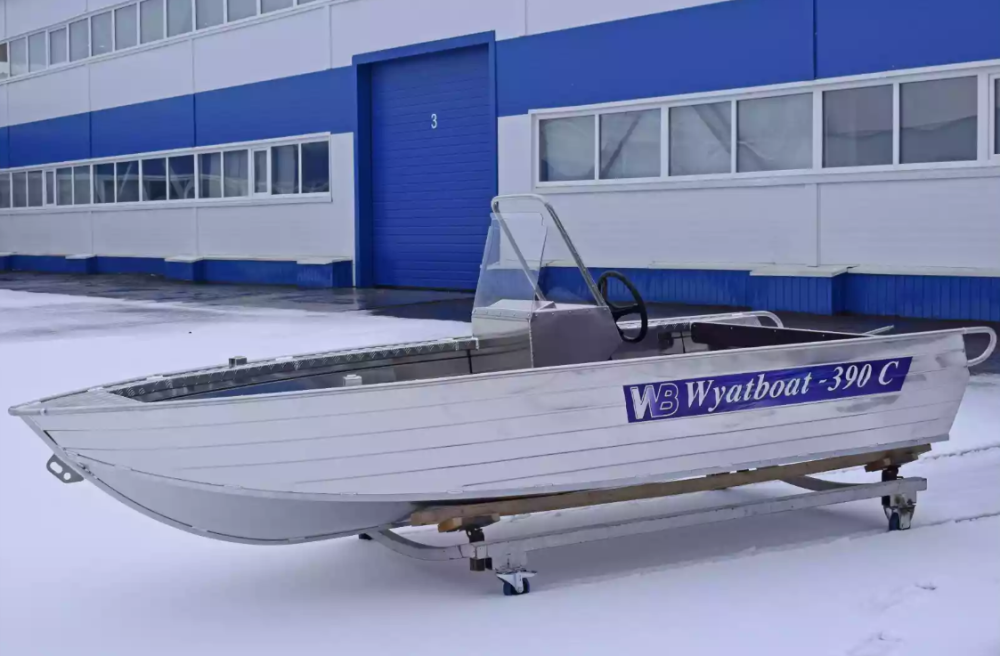 Алюминиевая лодка Wyatboat-390 C в Каспийске