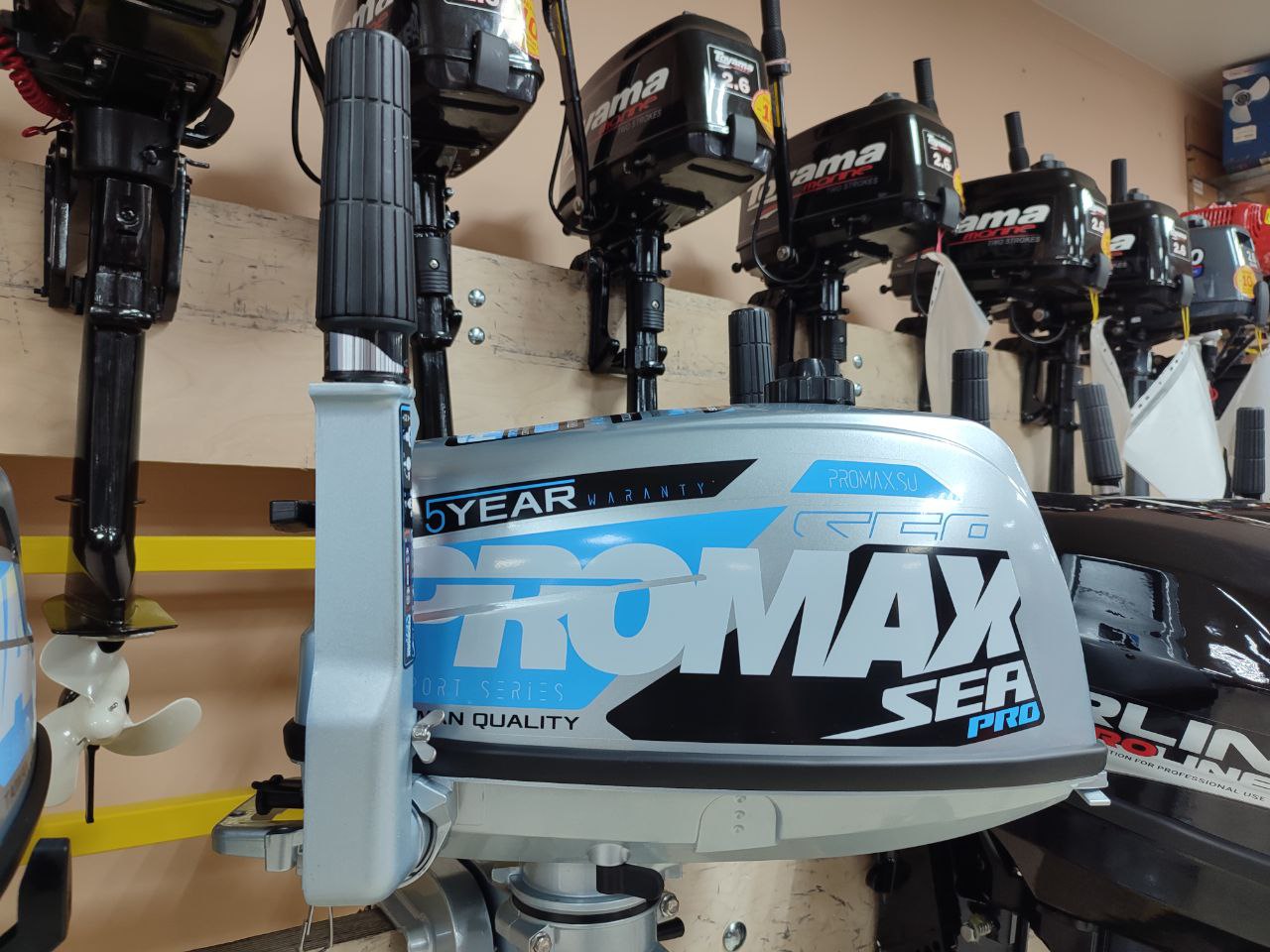 Лодочный мотор PROMAX SP5FHS (внешний бак 12 л) в Каспийске