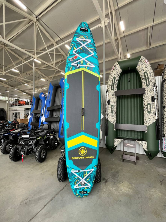 SUP (САП) Доска MISHIMO PRO-MAX Light Teal 11,6’ (355см) в Каспийске