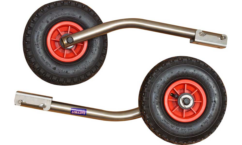 Транцевые колеса модульные удлиненные из нержавеющей стали в Каспийске