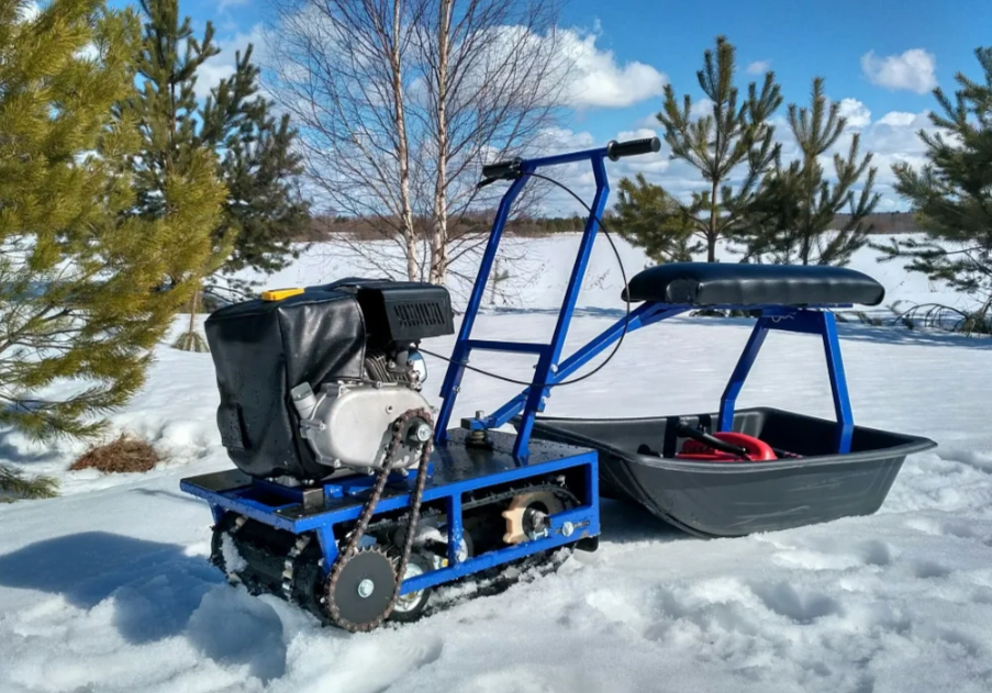 Мини-мотобуксировщик Альбатрос-М без фары в Каспийске