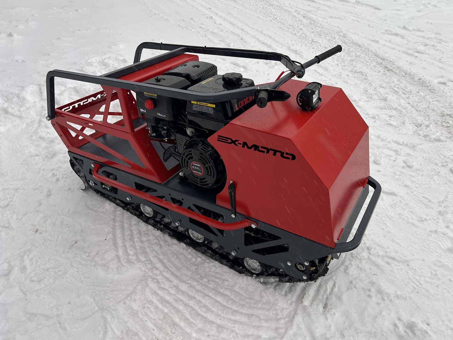 Мотобуксировщик EX-MOTO SNOWDOG S500 15л.с в Каспийске