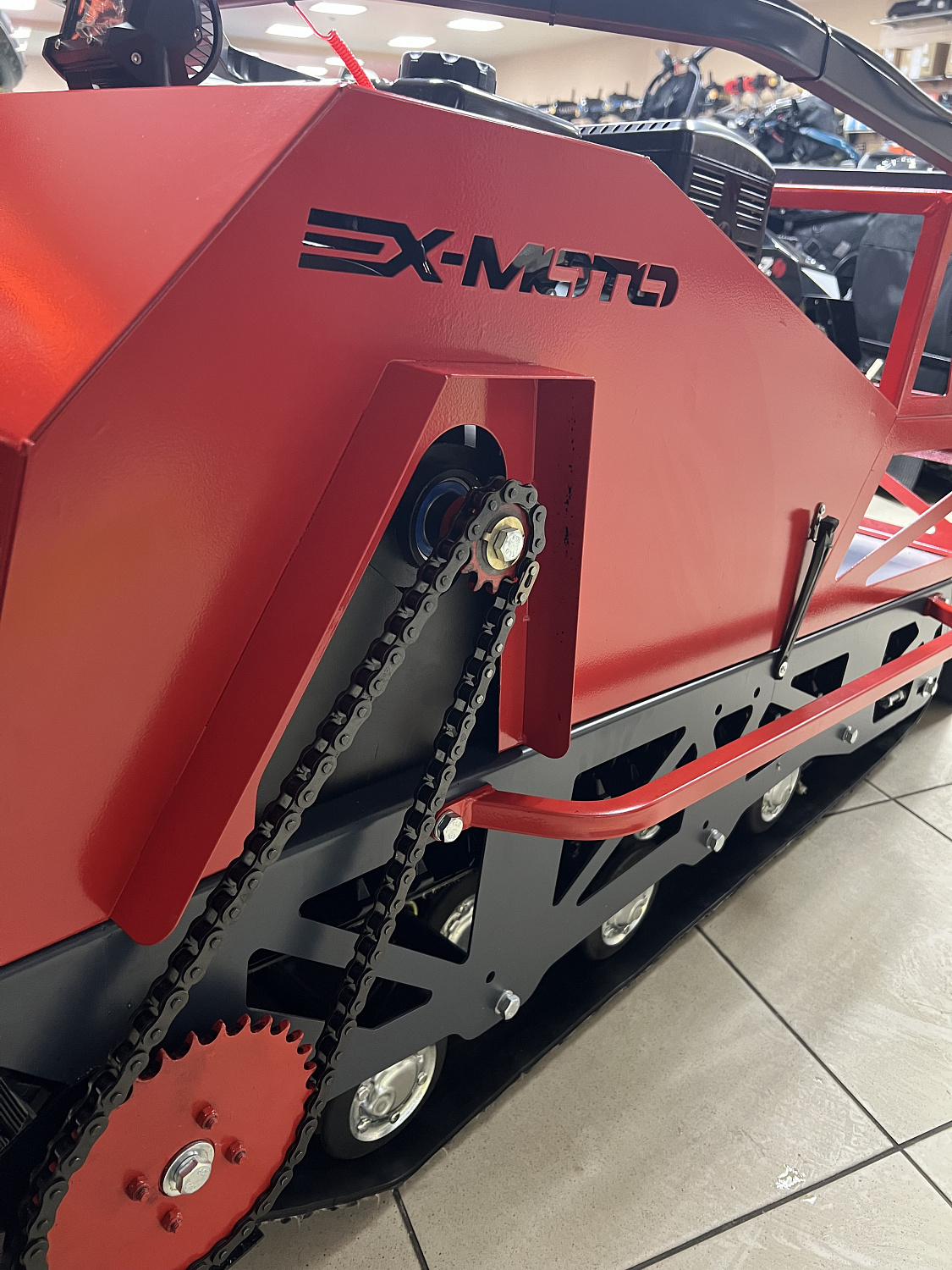 Мотобуксировщик EX-MOTO SNOWDOG S500 15л.с в Каспийске