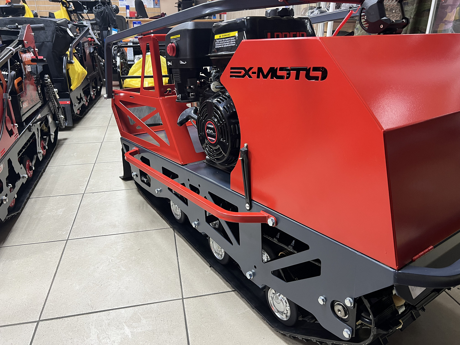 Мотобуксировщик EX-MOTO SNOWDOG S500 15л.с в Каспийске