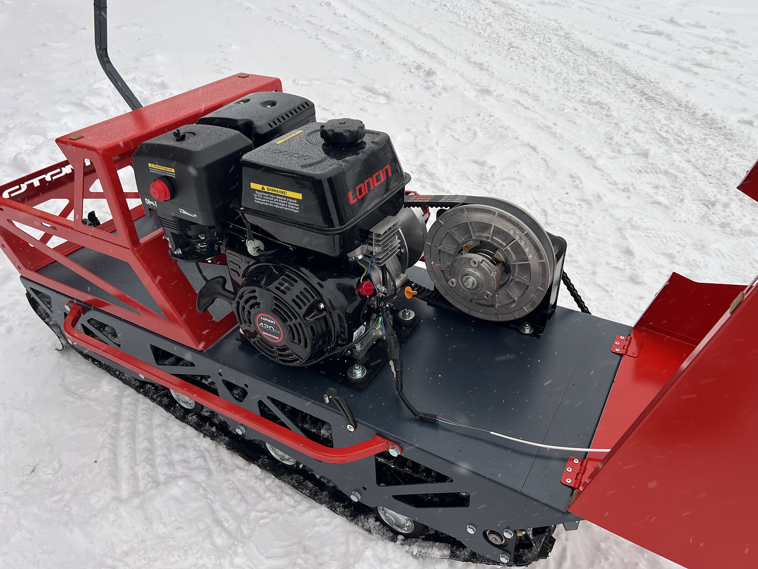 Мотобуксировщик EX-MOTO SNOWDOG S500 15л.с в Каспийске