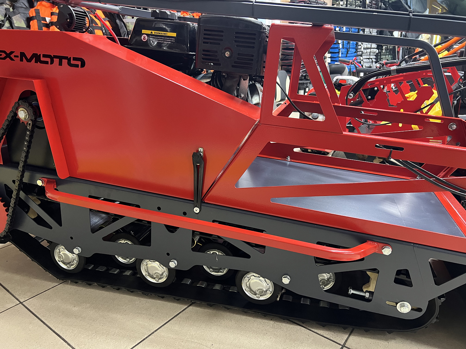 Мотобуксировщик EX-MOTO SNOWDOG S500 15л.с в Каспийске