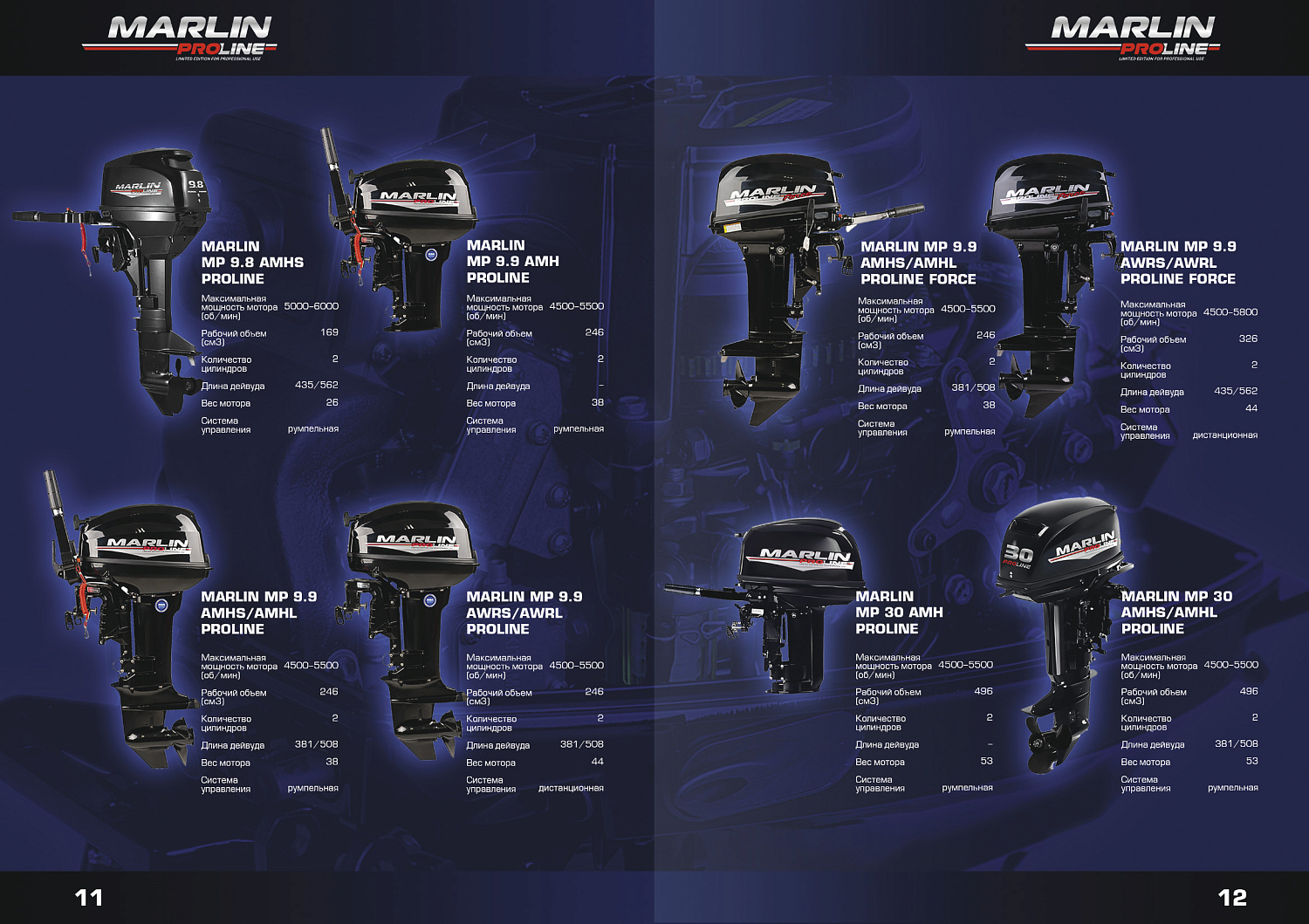 Лодочный мотор MARLIN PROLINE MP 40 AWR в Каспийске