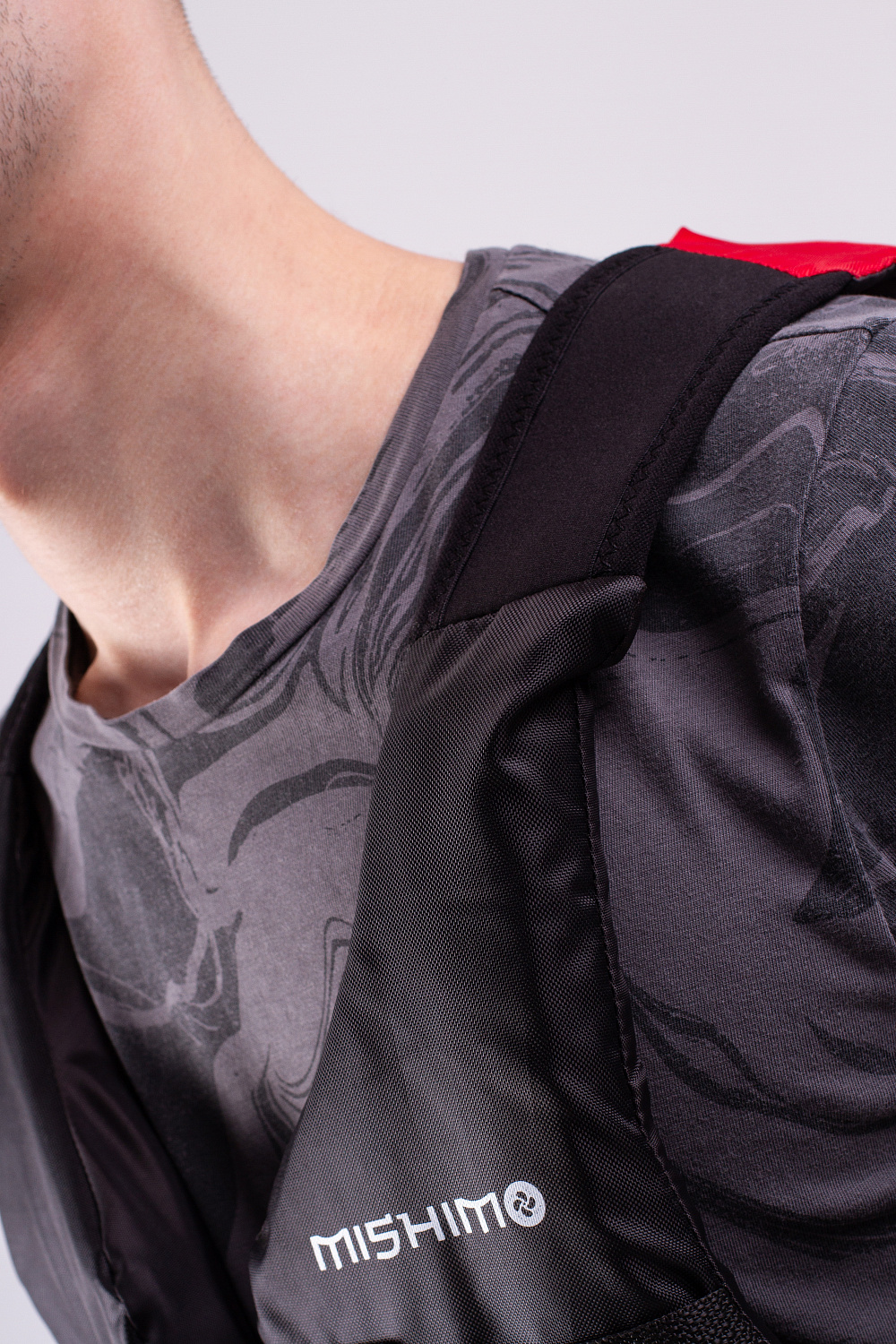 Жилет спасательный MISHIMO PRO Премиум качества Черно-красный в Каспийске